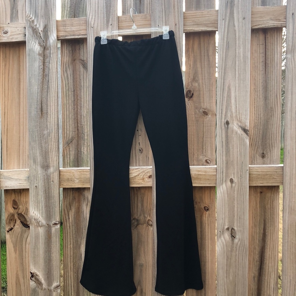 Black Bell bottom pants. NEVER WORN